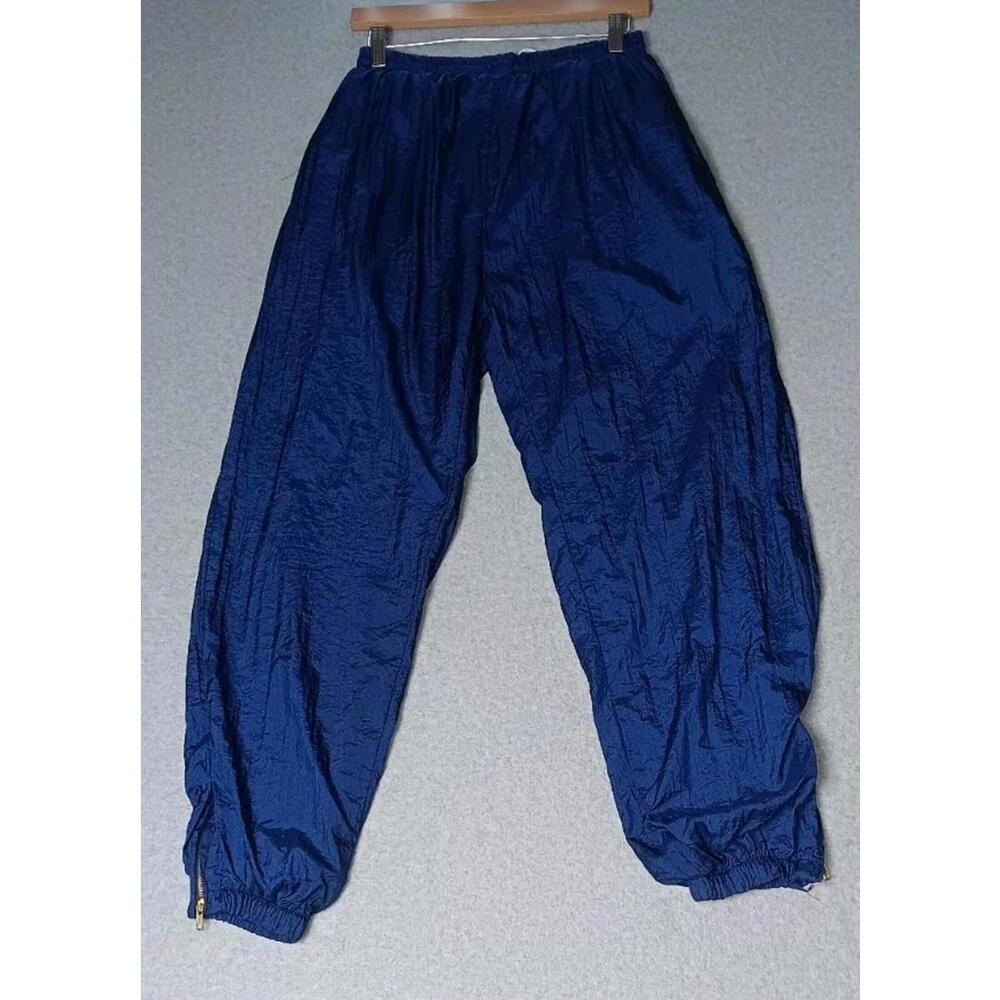 Vintage John Weitz Insulated Windbreaker Pants Mens Size Large Navy Blue...